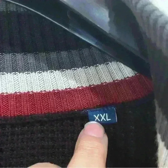 Tom Tailor Men's Knit Sweater 3/4 Zip Size XXL - Picture 4 of 10